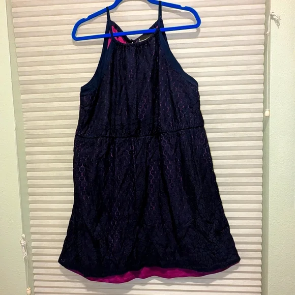 royal blue lace party dress Royal Blue Lace Lace-Up Long Prom Dress – Modsele main image 0